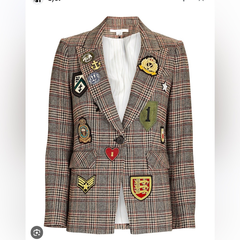 Veronica Beard Merlin Patch dickey jacket